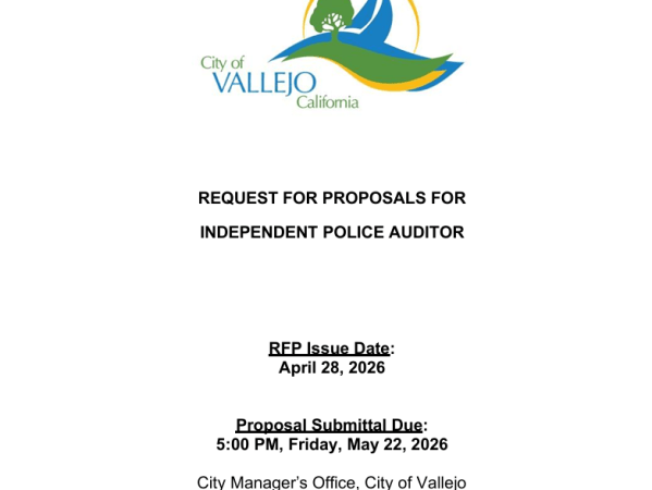 Vallejo releases RFP for police auditor&nbsp;position